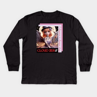 Goth Elf Angel Girl Kids Long Sleeve T-Shirt